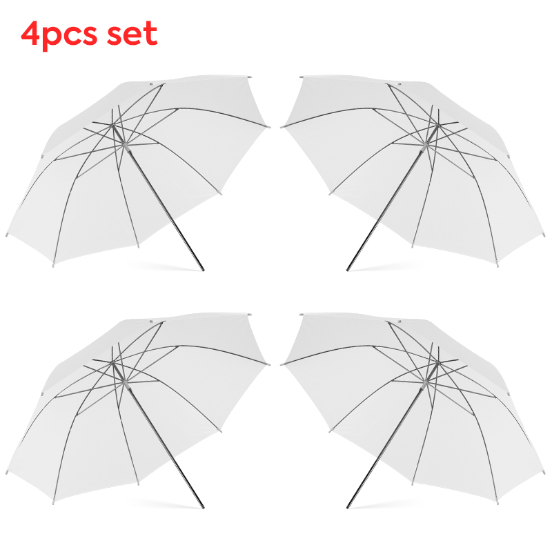 Photography Lighting Umbrella - Прозрачный белый светорассеивающий зонт 76*80 см
