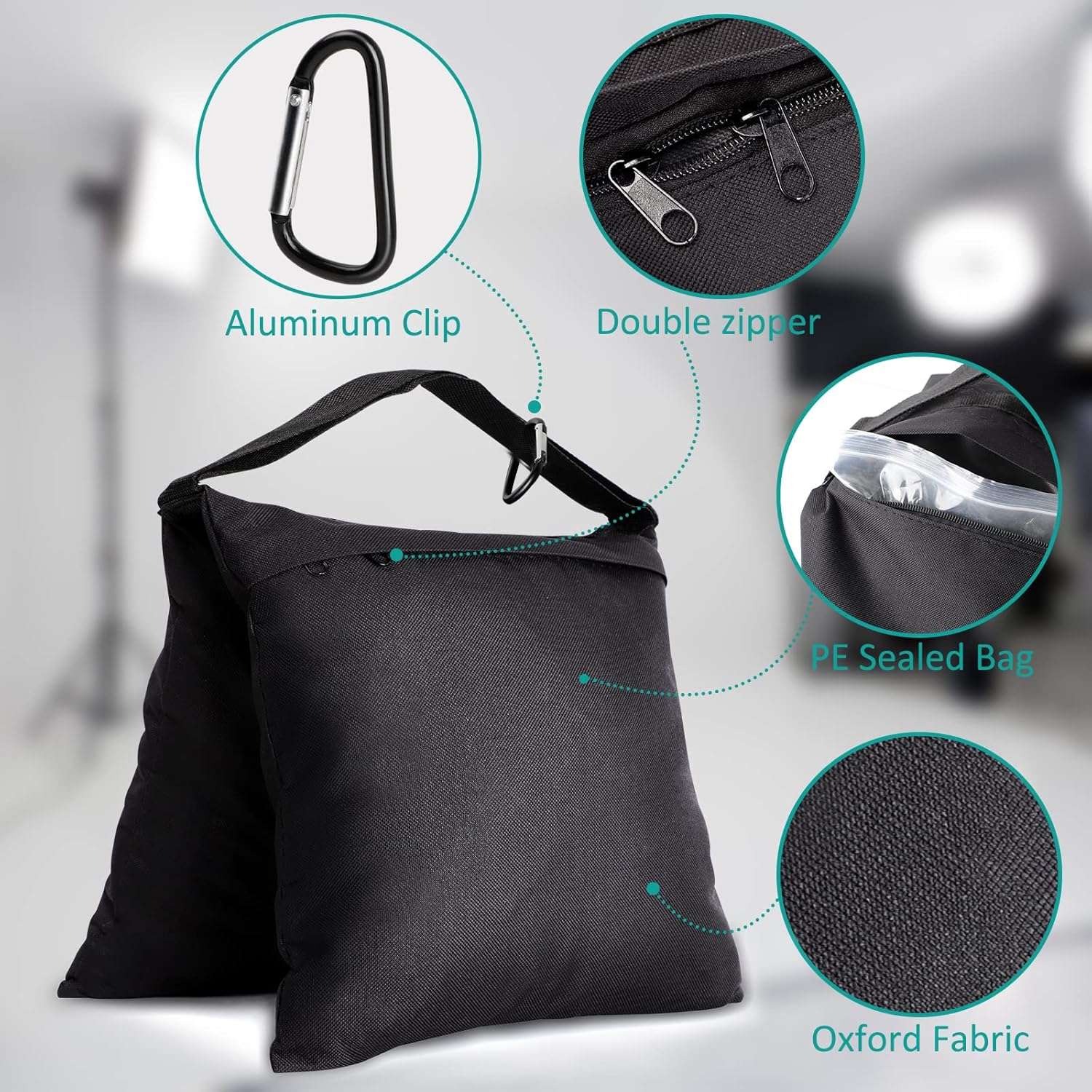 Aimosen, 4 упаковки мешков с п – обзор и цена Photography Lighting Weight Bags