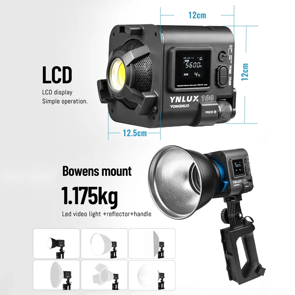 YONGNUO YNLUX100 100W 3200K-56 – обзор и цена Photography With Lighting