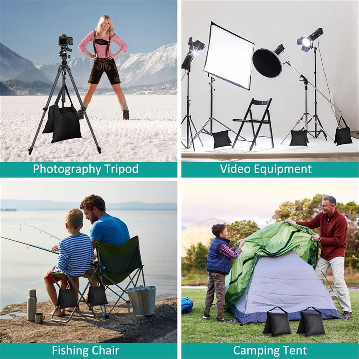 DT75BG 8 упаковок мешков с пес – обзор и цена Photography Lighting Weight Bags