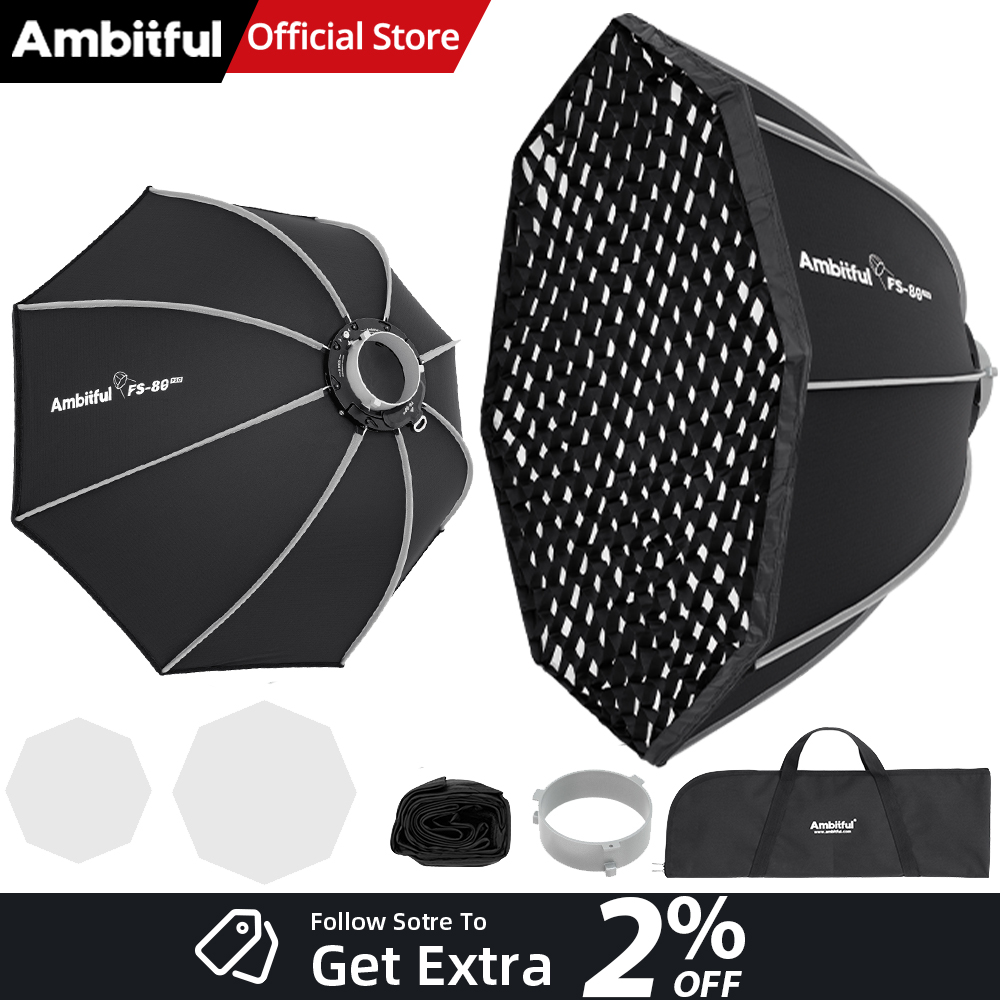 Световой бокс AMBITFUL FS80PRO – обзор и цена Photography Studio Lighting Set Up